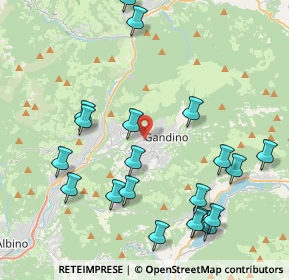 Mappa Via Pietro Mosconi, 24026 Cazzano Sant'Andrea BG, Italia (4.7175)