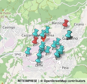 Mappa Via Pietro Mosconi, 24026 Cazzano Sant'Andrea BG, Italia (0.746)