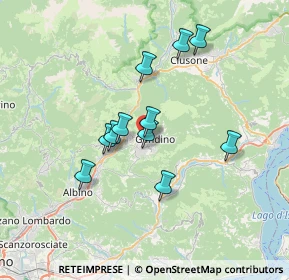 Mappa Via Pietro Mosconi, 24026 Cazzano Sant'Andrea BG, Italia (5.73273)
