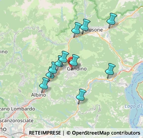 Mappa Via Pietro Mosconi, 24026 Cazzano Sant'Andrea BG, Italia (6.07182)