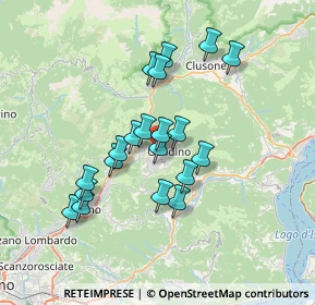Mappa Via Pietro Mosconi, 24026 Cazzano Sant'Andrea BG, Italia (5.991)