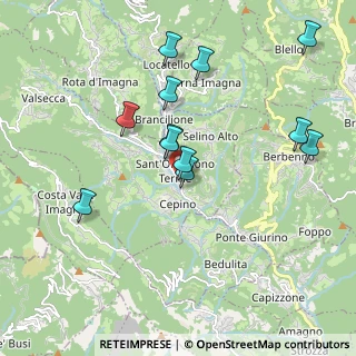 Mappa Piazza Pietro Mascagni, 24038 Sant'Omobono Terme BG, Italia (1.86917)