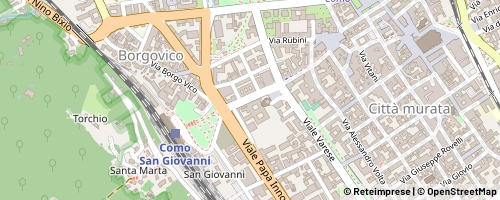 Mappa Como