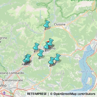 Mappa Via Giovanni Battista Castello, 24024 Gandino BG, Italia (6.07727)