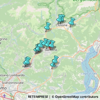 Mappa Via Giovanni Battista Castello, 24024 Gandino BG, Italia (5.972)
