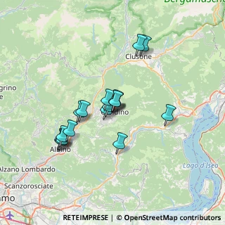 Mappa Via Giovanni Battista Castello, 24024 Gandino BG, Italia (5.69824)