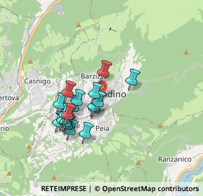 Mappa Via Giovanni Battista Castello, 24024 Gandino BG, Italia (1.44056)