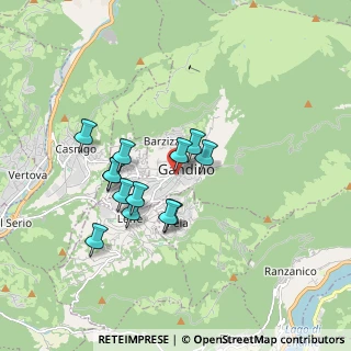 Mappa Via Giovanni Battista Castello, 24024 Gandino BG, Italia (1.45462)