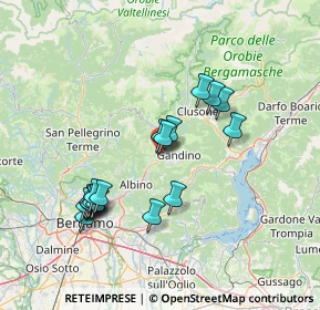 Mappa Via Stazione, 24029 Vertova BG, Italia (13.83111)