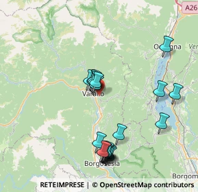 Mappa Via Cesare Battisti, 13019 Varallo VC, Italia (7.652)