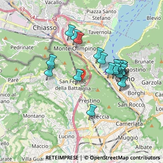 Mappa Viale Rimembranze, 22020 San Fermo della Battaglia CO, Italia (1.7385)