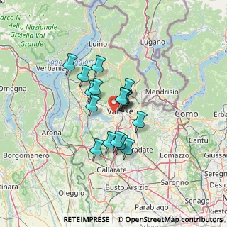Mappa Via Perla, 21100 Varese VA, Italia (9.14118)