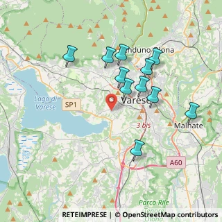 Mappa Via Perla, 21100 Varese VA, Italia (3.45364)