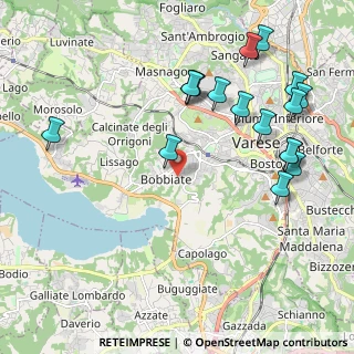 Mappa Via Perla, 21100 Varese VA, Italia (2.39353)