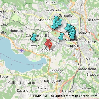 Mappa Via Perla, 21100 Varese VA, Italia (1.836)