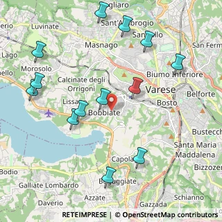 Mappa Via Perla, 21100 Varese VA, Italia (2.39231)