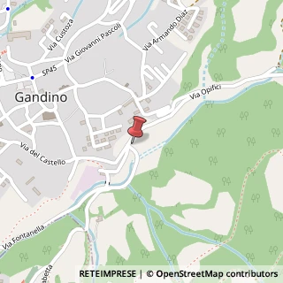 Mappa Via opifici 36, 24024 Gandino, Bergamo (Lombardia)