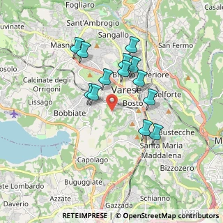 Mappa Via Gerolamo Garoni, 21100 Varese VA, Italia (1.51385)