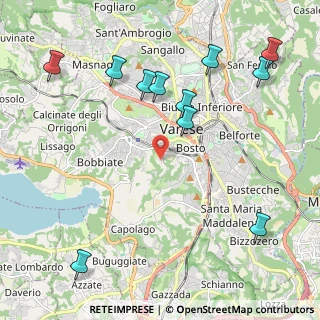 Mappa Via Gerolamo Garoni, 21100 Varese VA, Italia (2.53273)