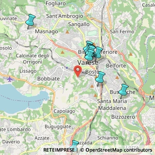 Mappa Via Gerolamo Garoni, 21100 Varese VA, Italia (2.04167)