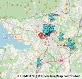 Mappa Via Gerolamo Garoni, 21100 Varese VA, Italia (2.80583)
