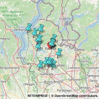 Mappa Via Gerolamo Garoni, 21100 Varese VA, Italia (9.21412)