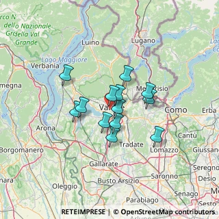 Mappa Via Gerolamo Garoni, 21100 Varese VA, Italia (9.31385)