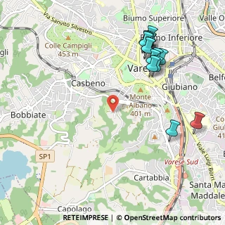 Mappa Via Gerolamo Garoni, 21100 Varese VA, Italia (1.20286)