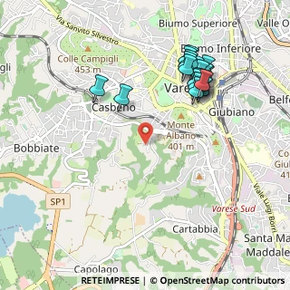 Mappa Via Gerolamo Garoni, 21100 Varese VA, Italia (1.0415)