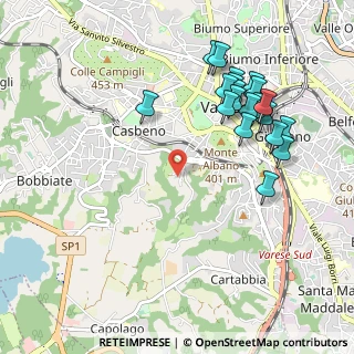 Mappa Via Gerolamo Garoni, 21100 Varese VA, Italia (1.068)