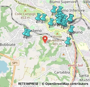 Mappa Via Gerolamo Garoni, 21100 Varese VA, Italia (1.031)