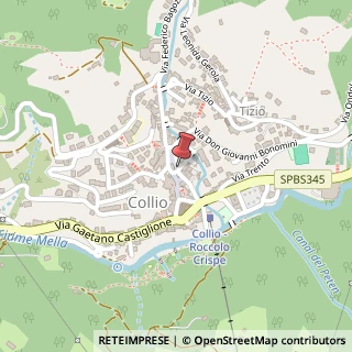 Mappa Piazza Giuseppe Zanardelli, 13, 25060 Collio, Brescia (Lombardia)