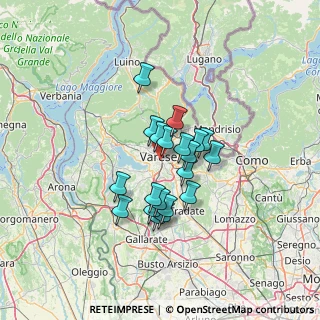 Mappa Via Giacomo Limido, 21100 Varese VA, Italia (9.77)