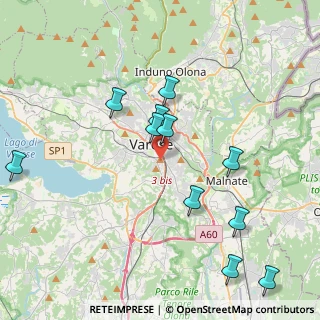 Mappa Via Giacomo Limido, 21100 Varese VA, Italia (4.27182)