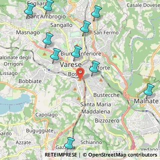 Mappa Via Giacomo Limido, 21100 Varese VA, Italia (2.91455)