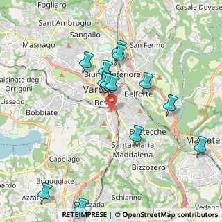 Mappa Via Giacomo Limido, 21100 Varese VA, Italia (2.20857)