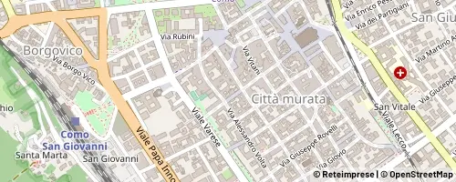 Mappa Como