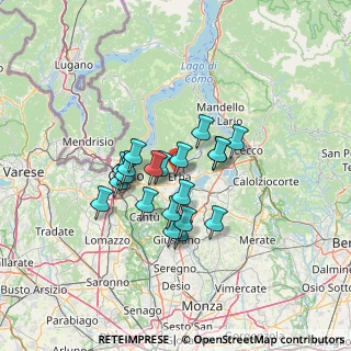 Mappa Località cscina malpirana, 22036 Erba CO, Italia (10.0375)