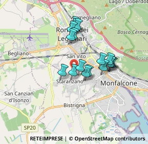 Mappa Via Dobbia, 34077 Ronchi dei Legionari GO, Italia (1.38)