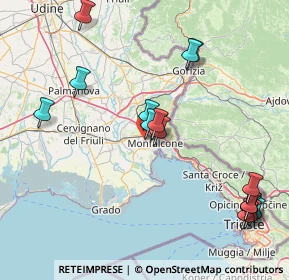 Mappa Via Dobbia, 34077 Ronchi dei Legionari GO, Italia (17.93118)