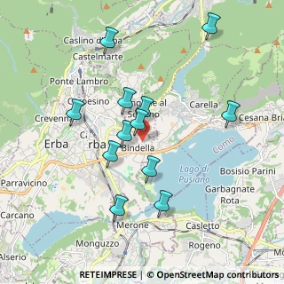 Mappa Via Raffaello Sanzio, 22036 Erba CO, Italia (1.76167)