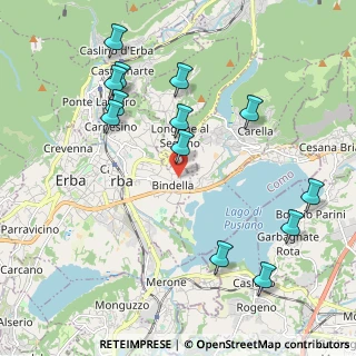 Mappa Via Raffaello Sanzio, 22036 Erba CO, Italia (2.27923)