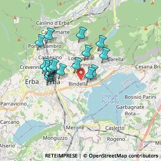 Mappa Via Raffaello Sanzio, 22036 Erba CO, Italia (1.59053)