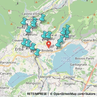 Mappa Via Raffaello Sanzio, 22036 Erba CO, Italia (1.72125)