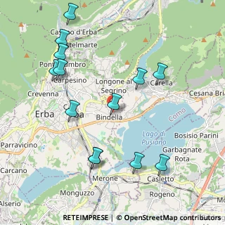 Mappa Via Raffaello Sanzio, 22036 Erba CO, Italia (2.27615)