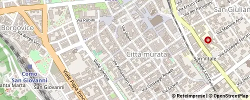 Mappa Como
