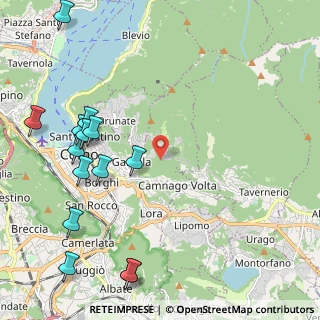 Mappa 22100 Tavernerio CO, Italia (2.73857)