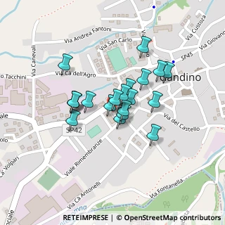 Mappa Via Roma, 24024 Gandino BG, Italia (0.155)
