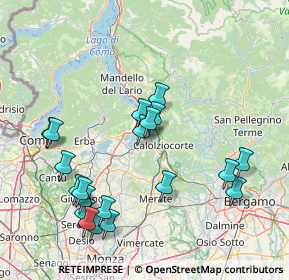 Mappa Via delle Bazzone, 23851 Galbiate LC, Italia (16.632)