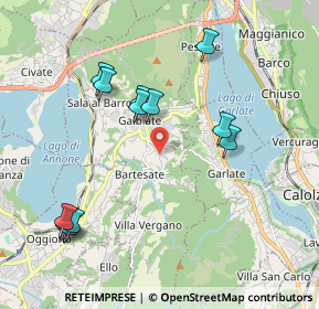 Mappa Via delle Bazzone, 23851 Galbiate LC, Italia (2.05417)